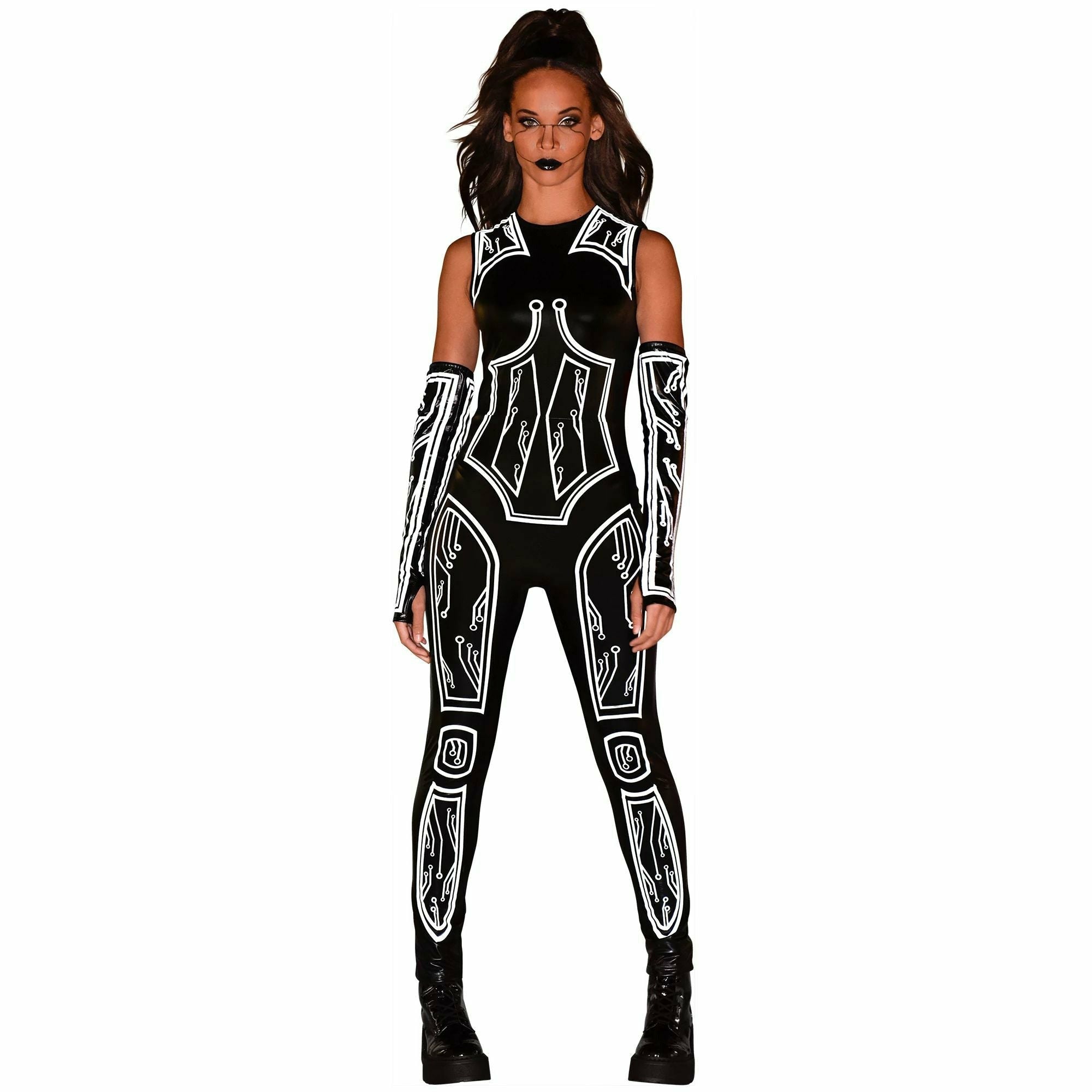 Amscan COSTUMES Small/Medium Cyberpunk Catsuit