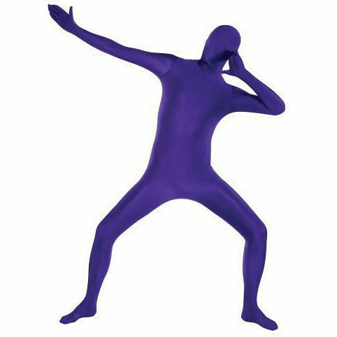 Amscan COSTUMES Teen Small up to 4&#39;5 Partysuit Teen/Junior Costume Purple