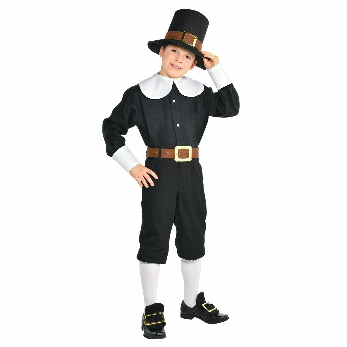 Amscan COSTUMES Thanksgiving Pilgrim Accessory Set - Child Standard