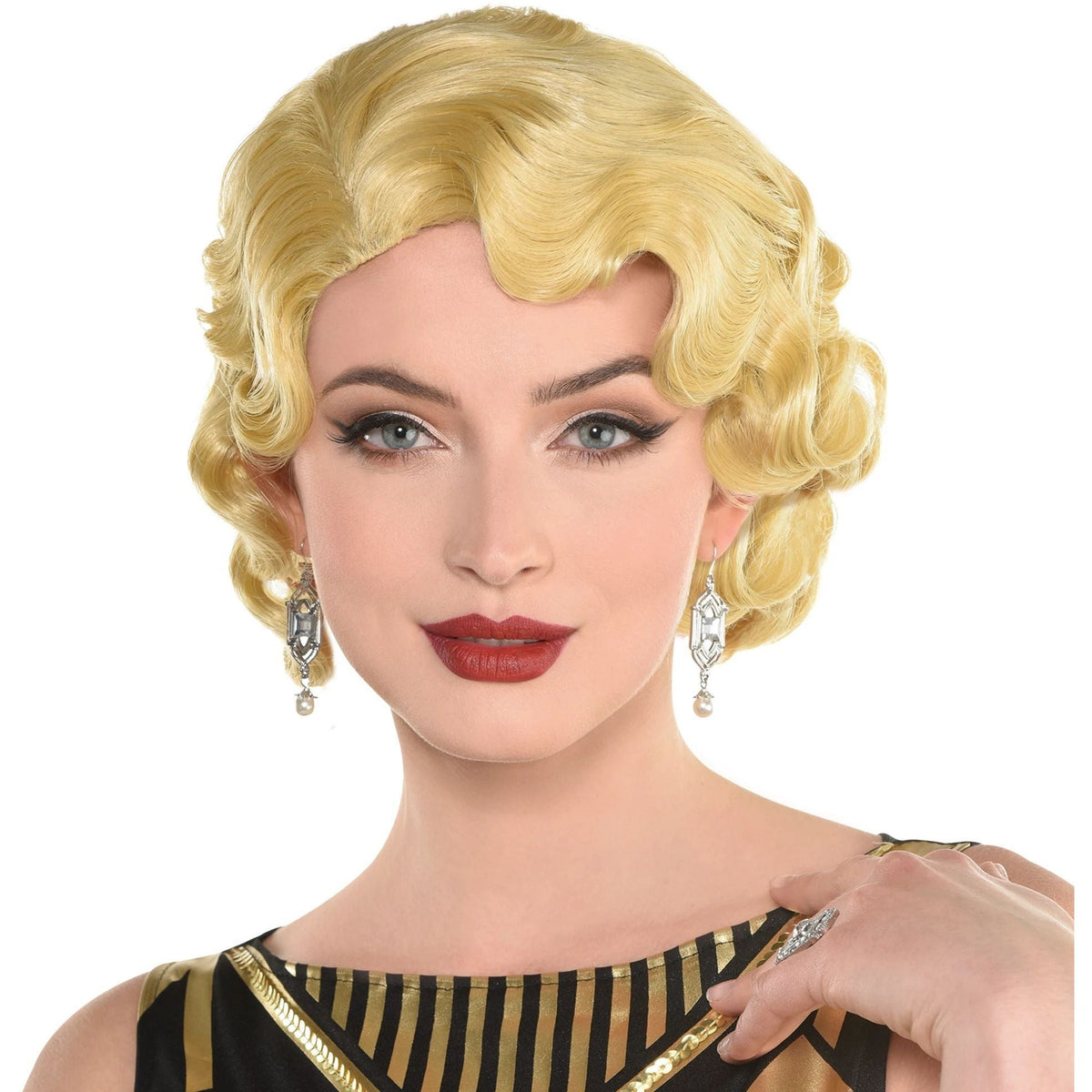 Amscan COSTUMES: WIGS Fingerwave Wig