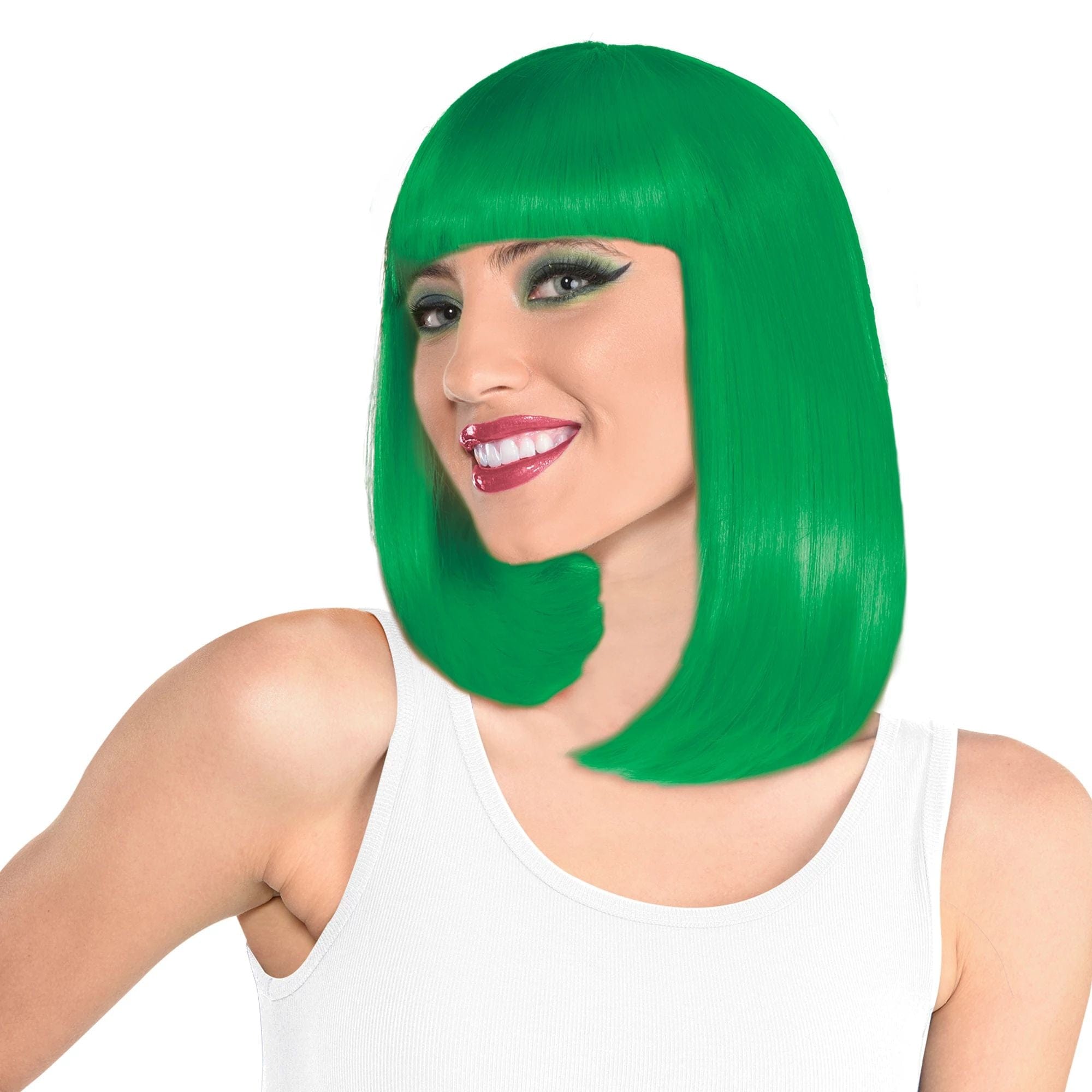 Amscan COSTUMES: WIGS Green Long Bob Wig