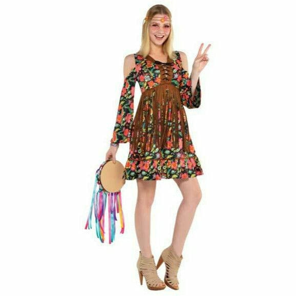 Amscan COSTUMES Womens Flower Power Hippie