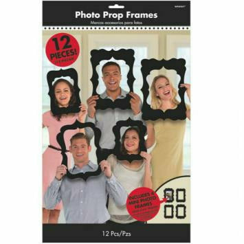 Amscan DECORATIONS BLACK REAL PHOTO FRAMES