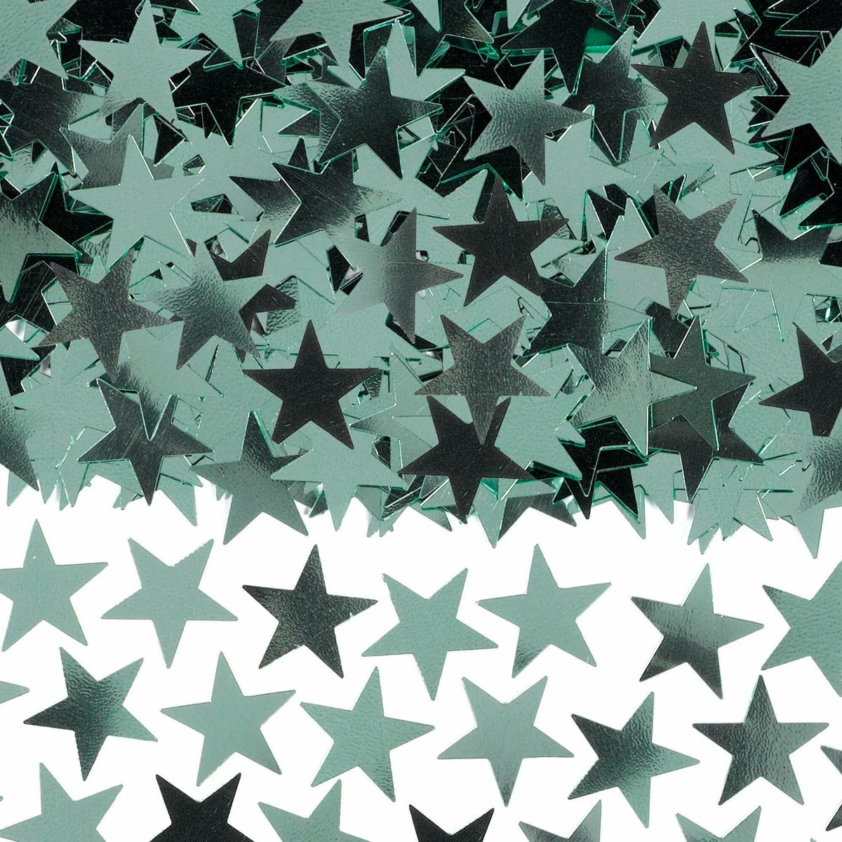 Amscan DECORATIONS Cool Mint Star Confetti, 2 1/2 oz.