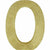 Amscan DECORATIONS Glitter Gold Letter O Sign