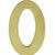 Amscan DECORATIONS Glitter Gold Number 0 Sign