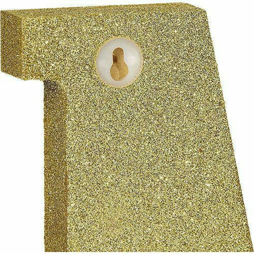 Amscan DECORATIONS Glitter Gold Number 1 Sign