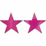 Amscan DECORATIONS Light Pink Star Cutout 5"