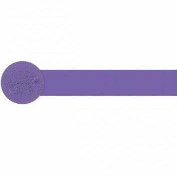 Amscan DECORATIONS PURPLE CREPE STREAMER