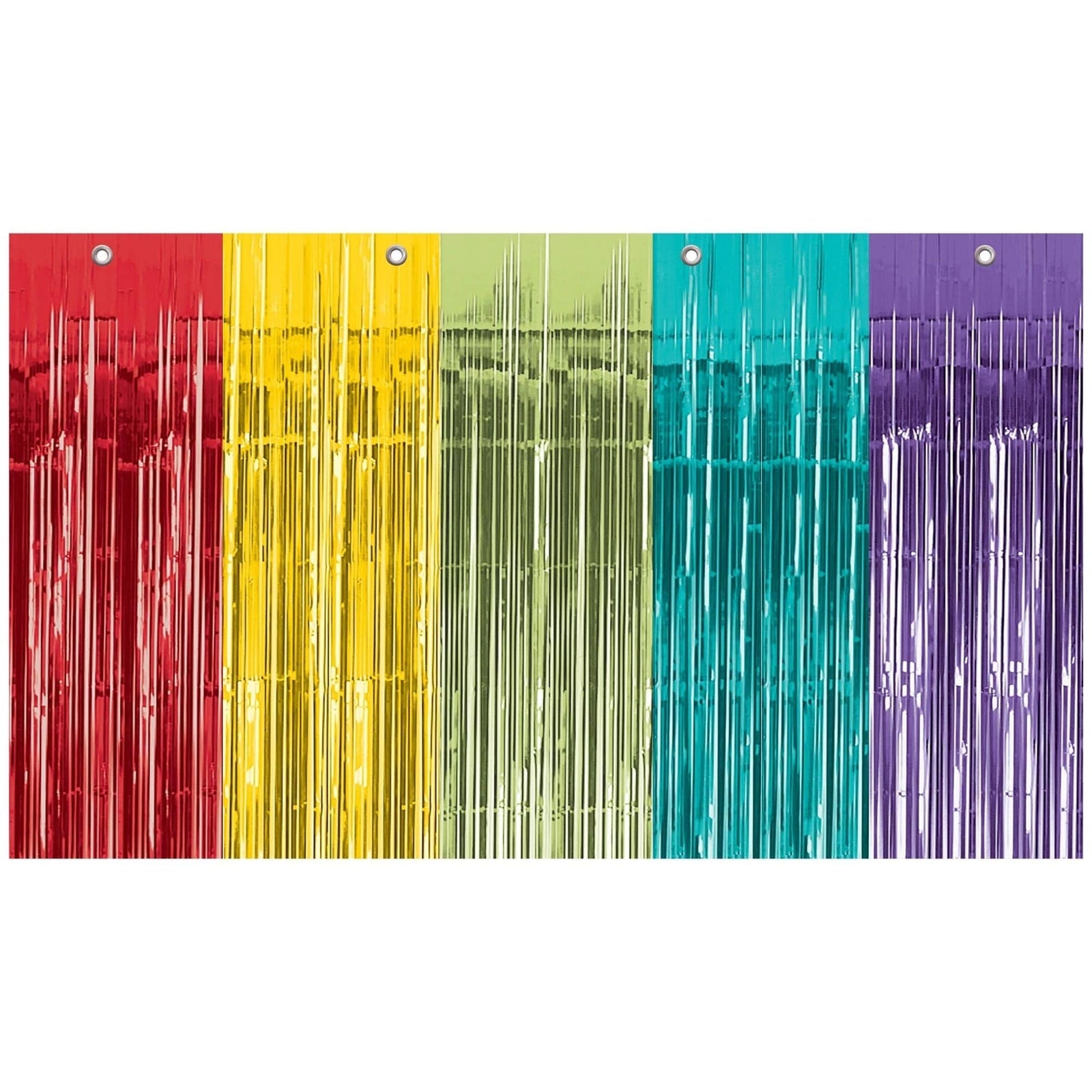 Amscan DECORATIONS Rainbow Curtain