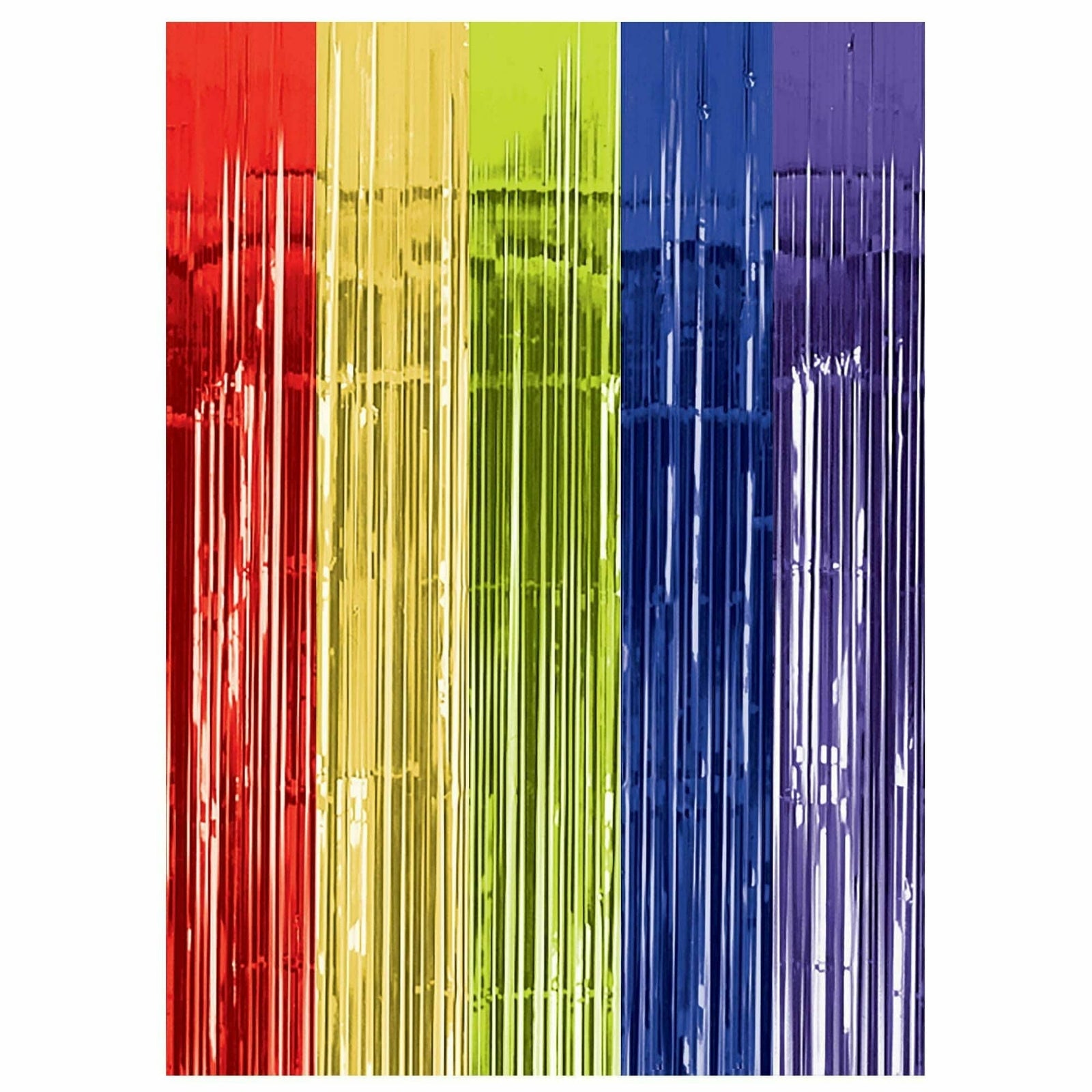 Amscan DECORATIONS RAINBOW PLASTIC CURTAIN