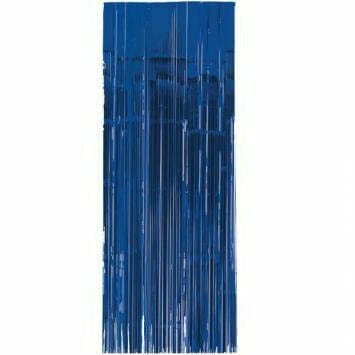 Amscan DECORATIONS RYL BLUE MTLLC CURTAIN