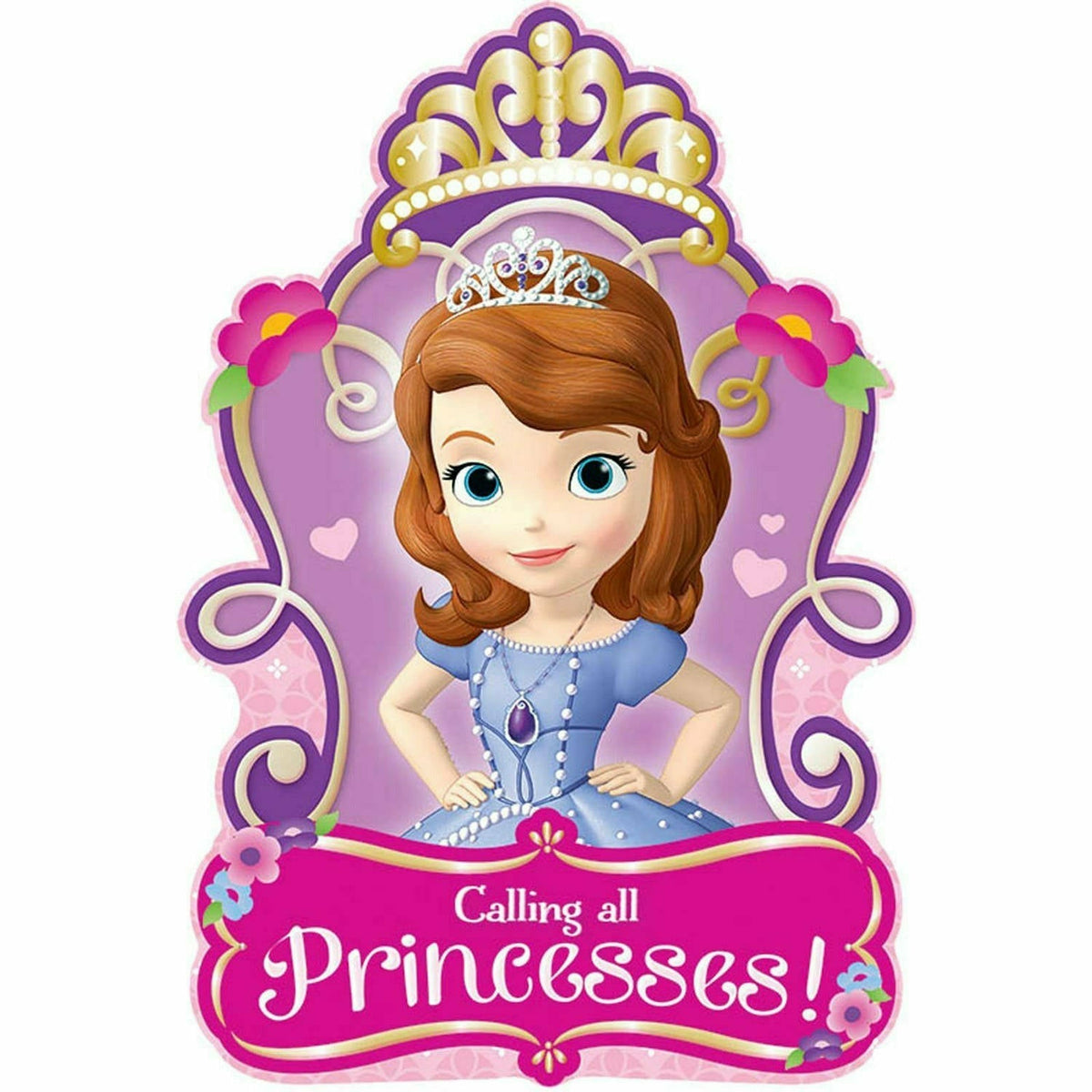 Amscan Disney Sofia the First Invitations