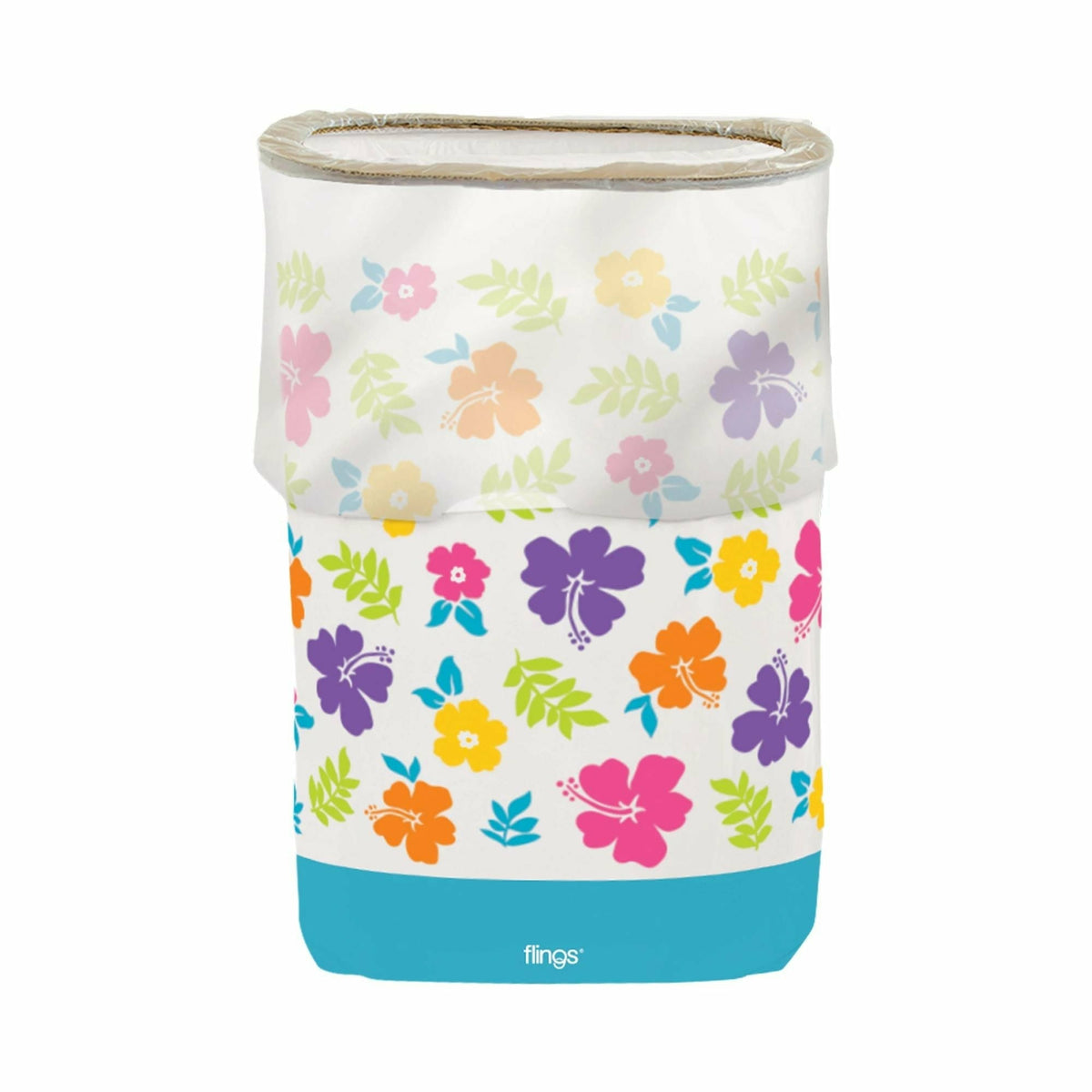 Amscan Flings® Bin - Hibiscus