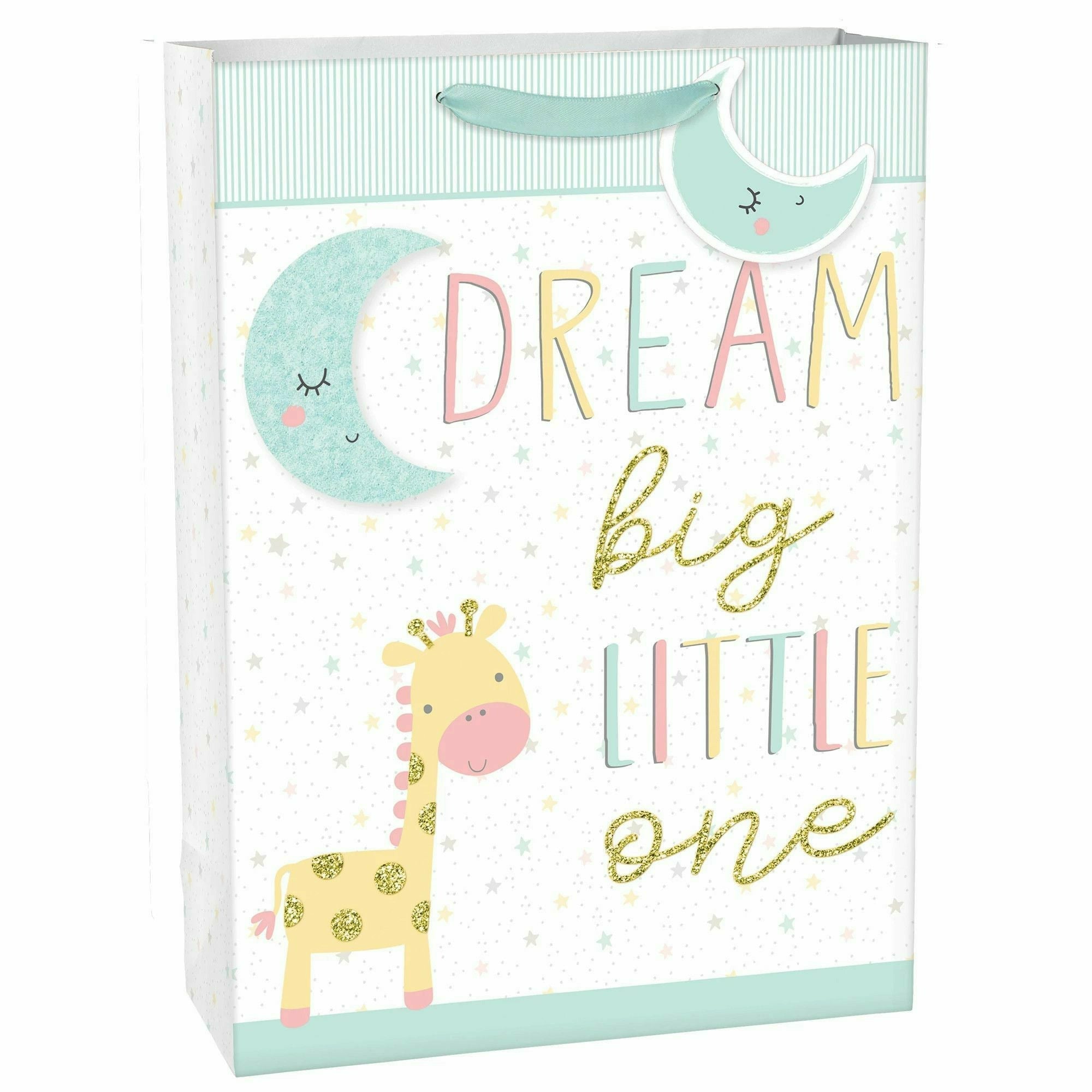 Amscan GIFT WRAP Dream Big Baby Extra Large Bag w/ tag