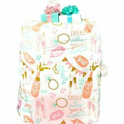 Amscan GIFT WRAP GIFT SACK CHAMPAGNE