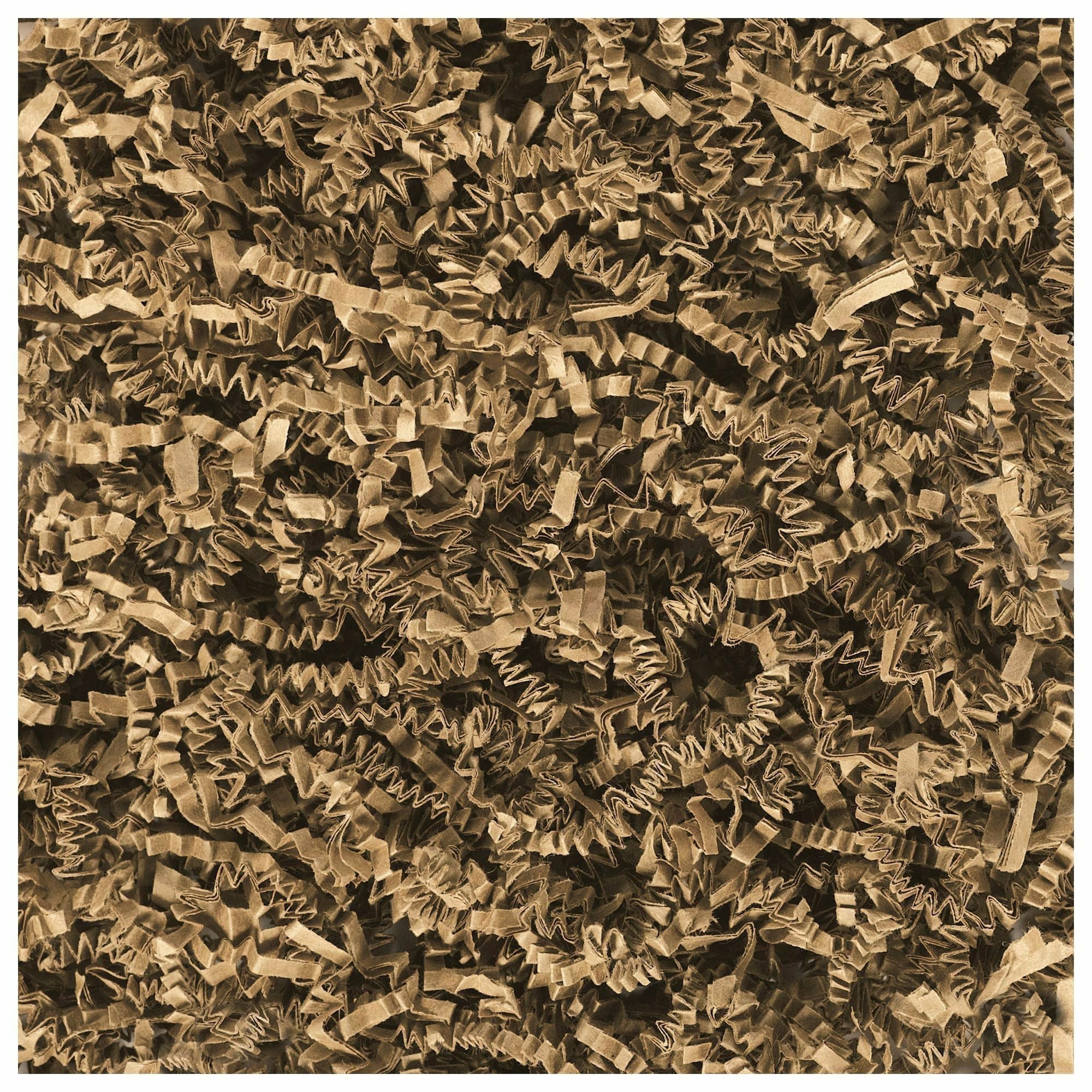 Amscan GIFT WRAP PAPER SHRED BROWN