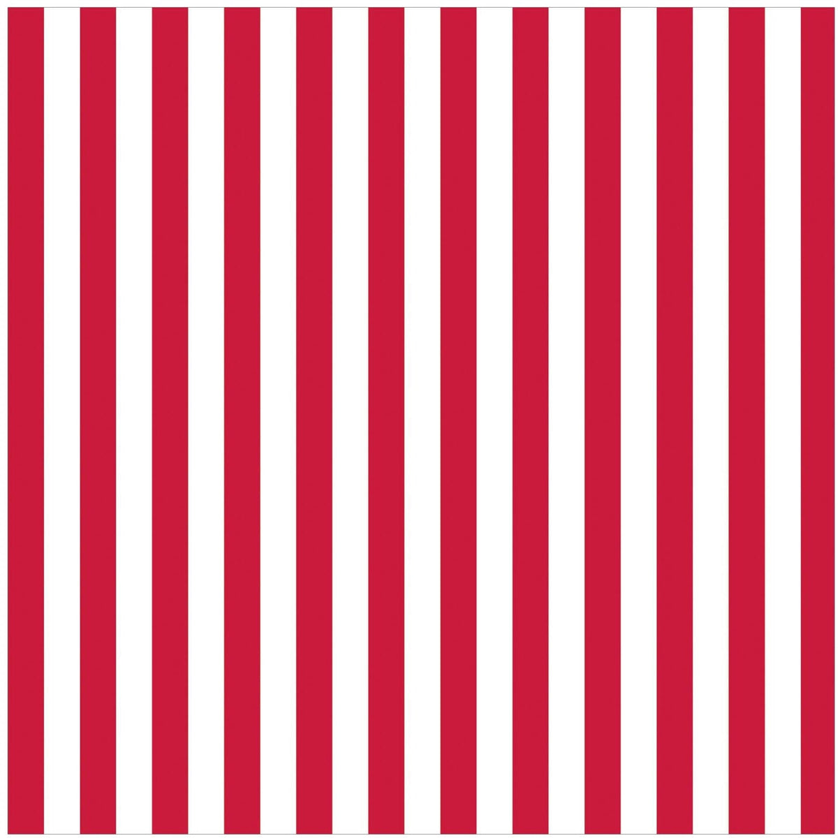 Amscan GIFT WRAP Stripe - Red Printed Jumbo Gift Wrap