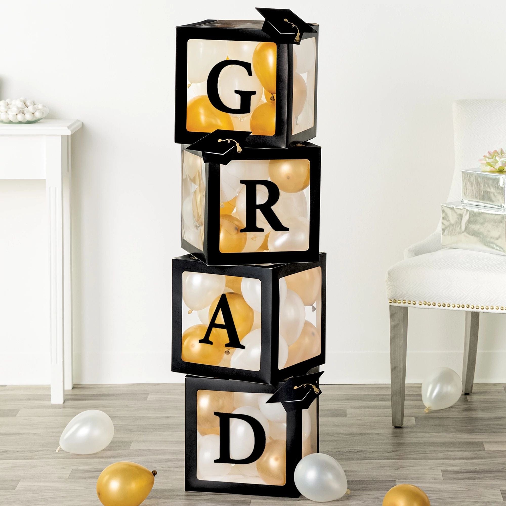 Amscan Grad Balloon Box Kit With Latex Balloons