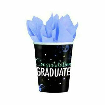 Amscan Graduation &#39;Deans List&#39; Paper Cups