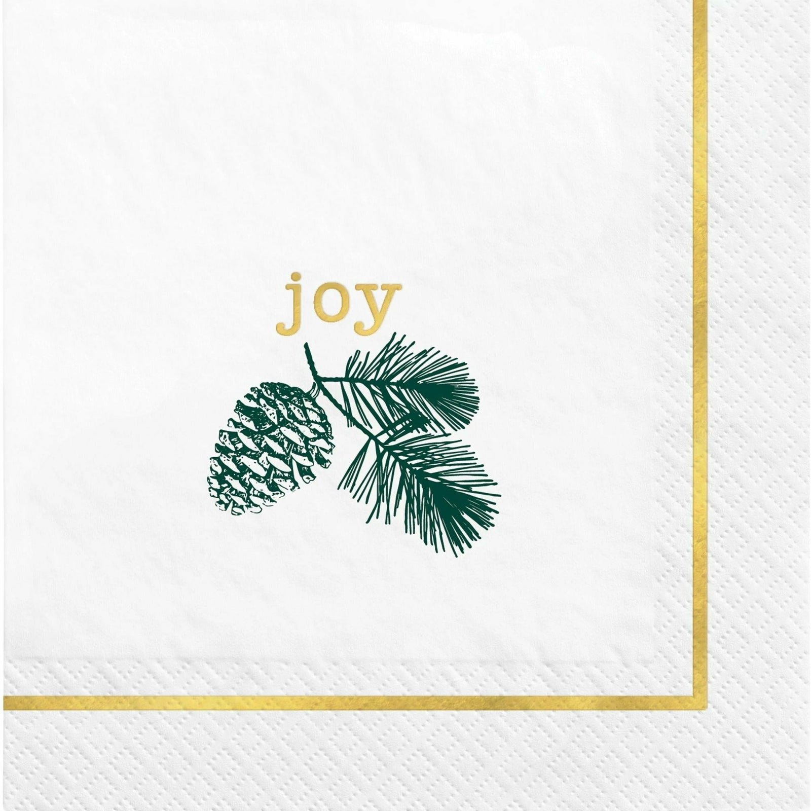 Amscan HOLIDAY: CHRISTMAS Calm & Bright Beverage Napkins