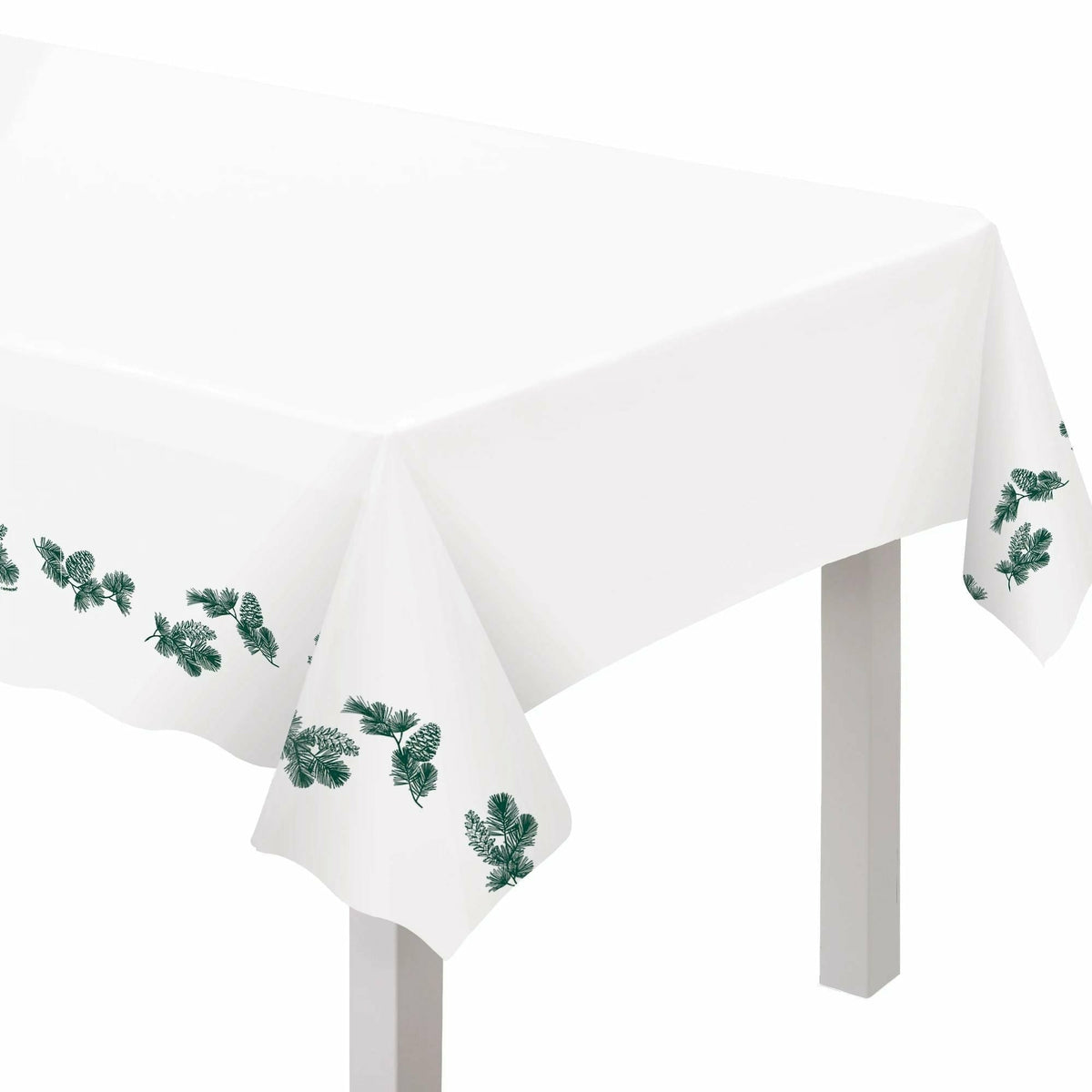 Amscan HOLIDAY: CHRISTMAS Calm &amp; Bright Plastic Table Cover 54&quot; x 102&quot;