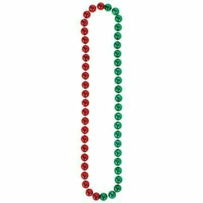 Amscan HOLIDAY: CHRISTMAS Christmas Jumbo Bead Necklace 46&quot;