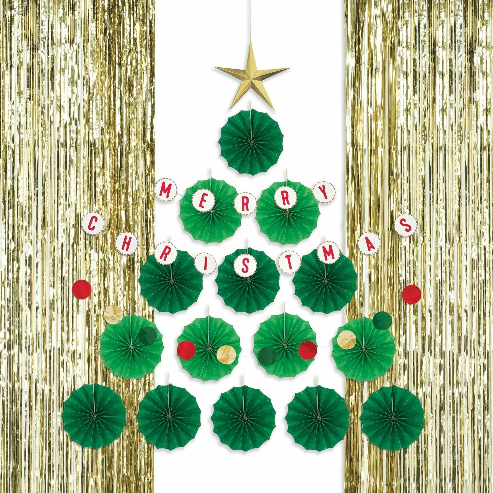 Amscan HOLIDAY: CHRISTMAS Christmas Tree Wall Decorating Kit