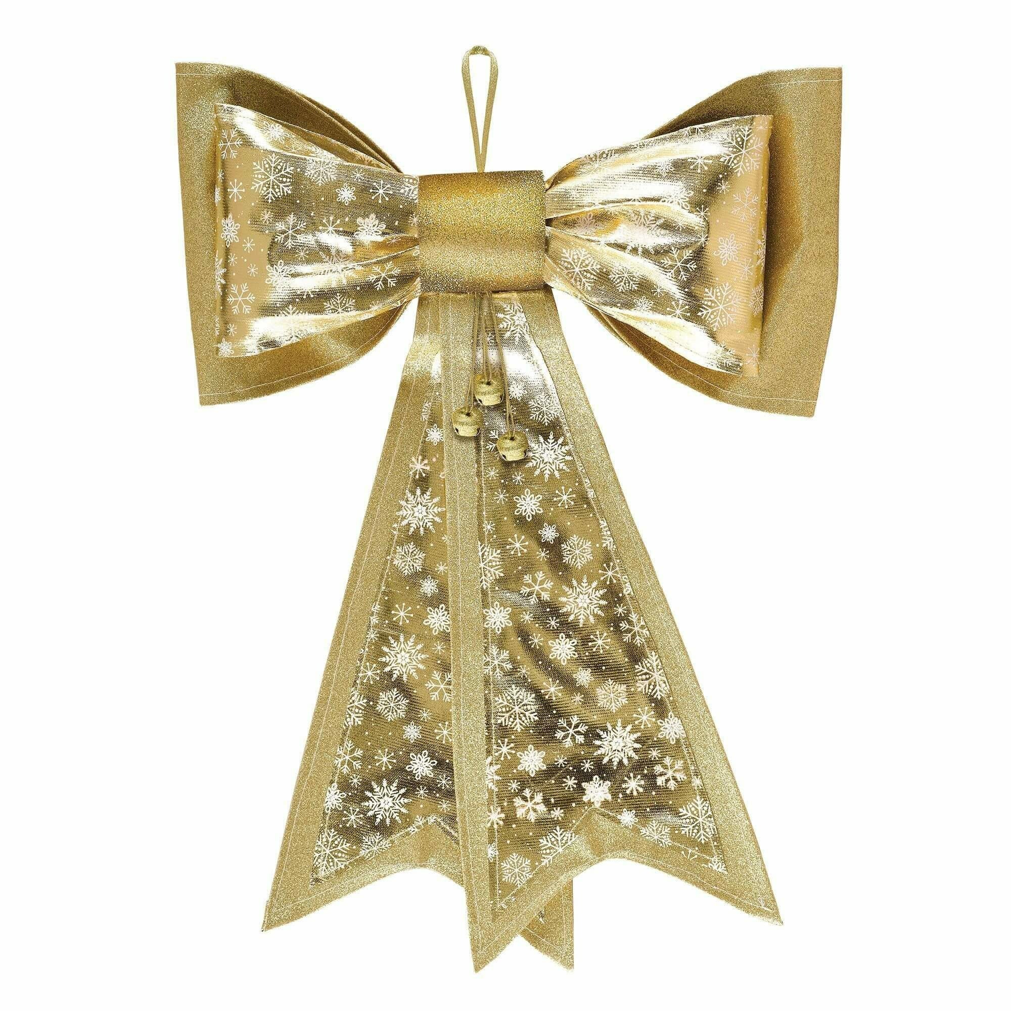 Amscan HOLIDAY: CHRISTMAS Deluxe Bow Metallic - Gold