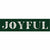 Amscan HOLIDAY: CHRISTMAS Green Joyful Mini Christmas Hanging Signs