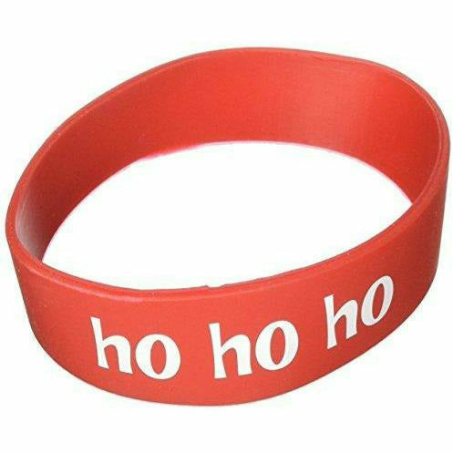 Amscan HOLIDAY: CHRISTMAS ho ho ho Festive Christmas Red &amp; Green Cuff Band Party Favor