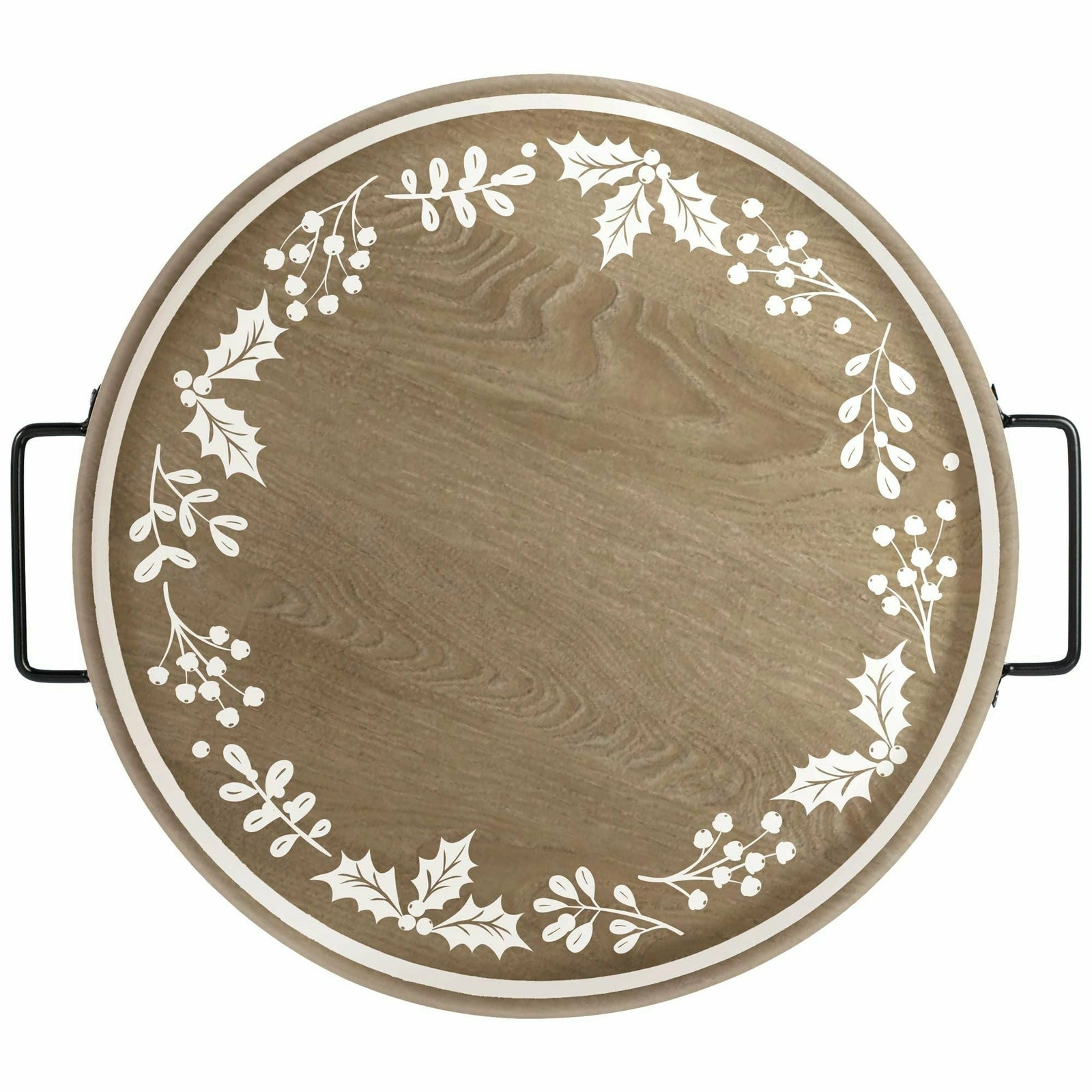 Amscan HOLIDAY: CHRISTMAS Holly Border Serving Tray