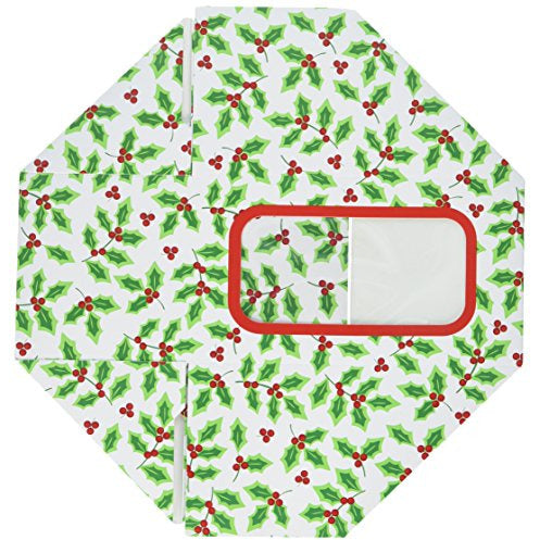 Amscan HOLIDAY: CHRISTMAS Holly Christmas Party Favor Treat Box