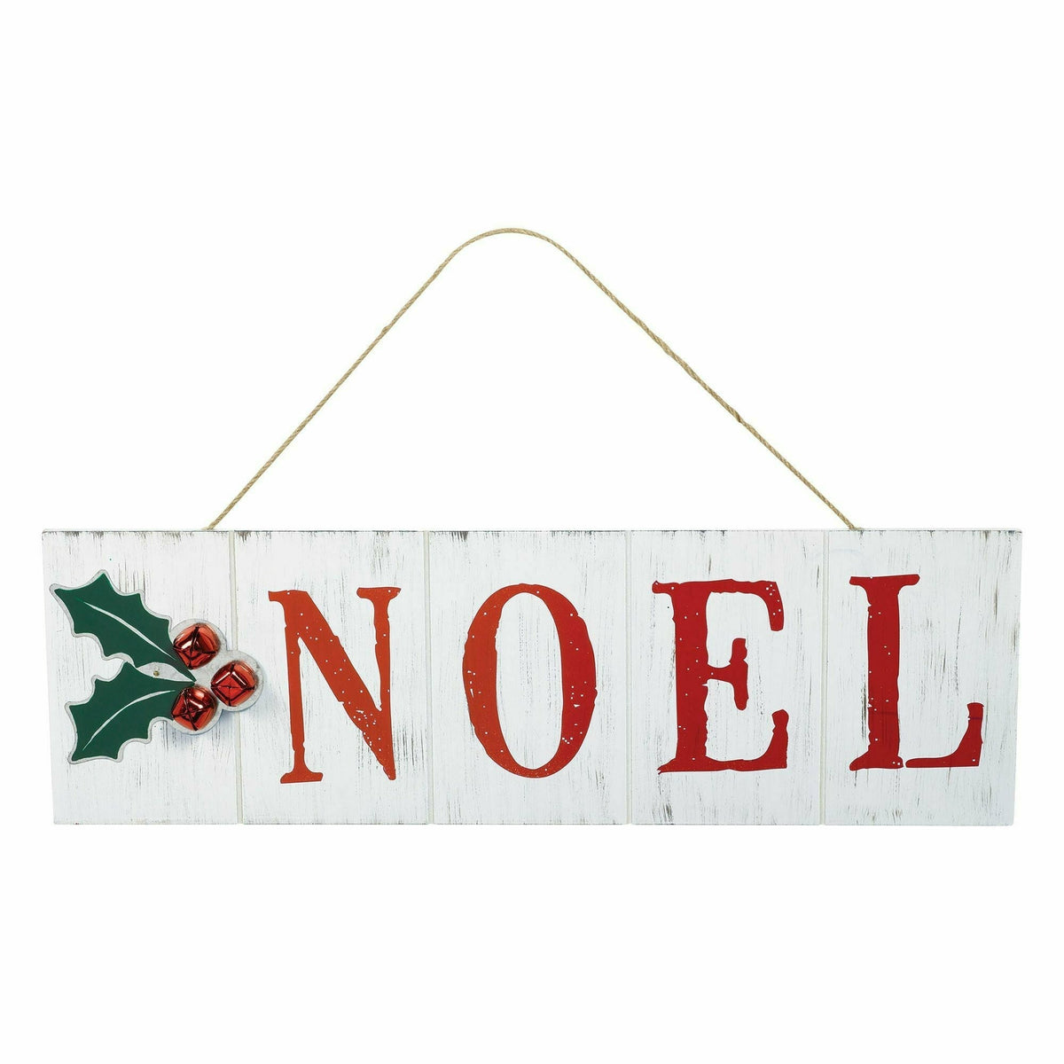 Amscan HOLIDAY: CHRISTMAS Noel Hanging Sign, w/ Bells &amp; Rope Hanger