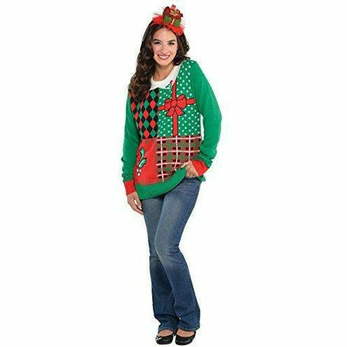 Amscan HOLIDAY: CHRISTMAS Plaid Ugly Christmas Sweater