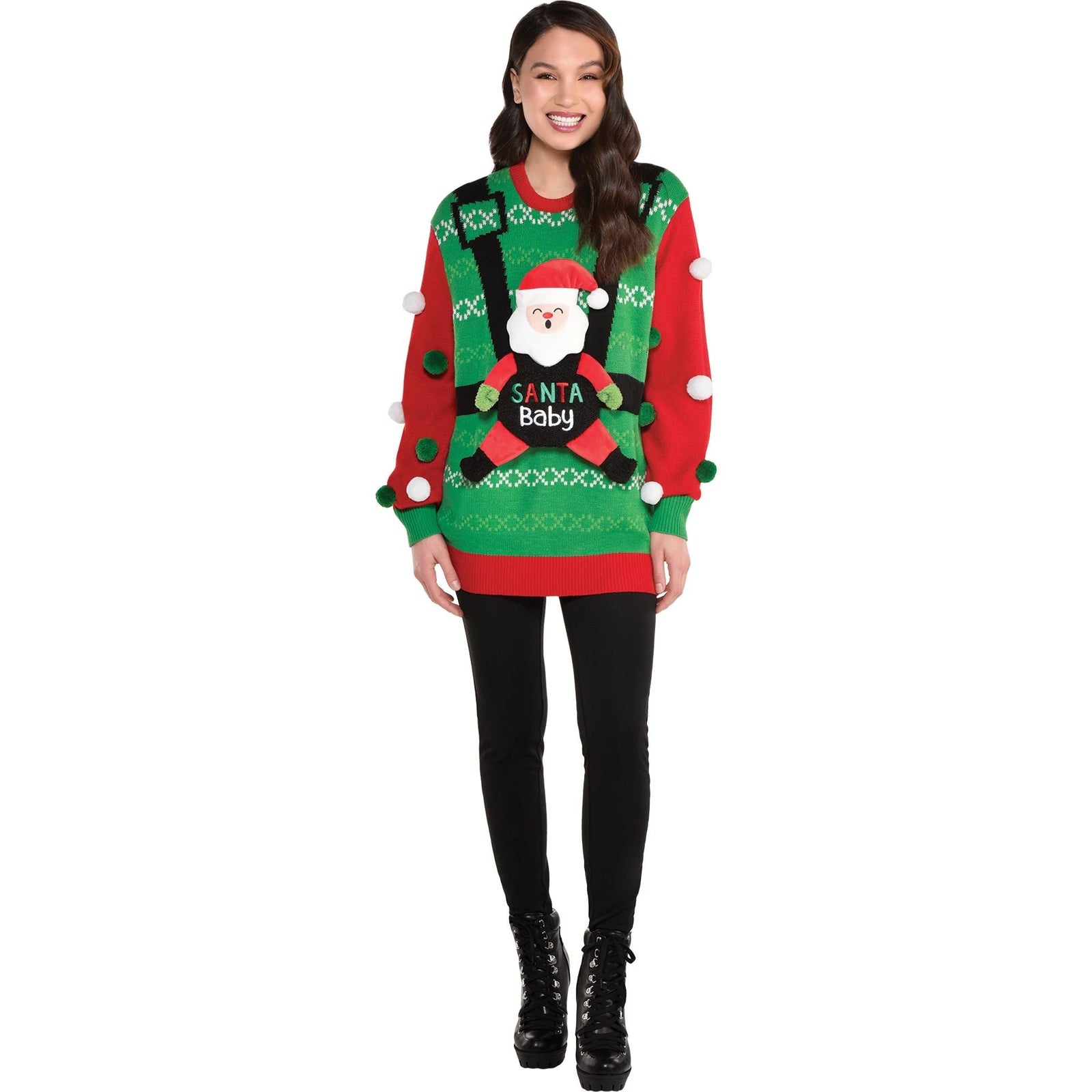 Amscan HOLIDAY: CHRISTMAS Santa Baby Ugly Sweater - Adult