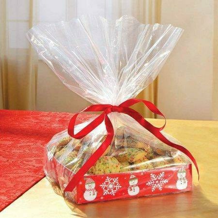 Amscan HOLIDAY: CHRISTMAS Snowman Cardboard Treat Tray W/ Cello Bag