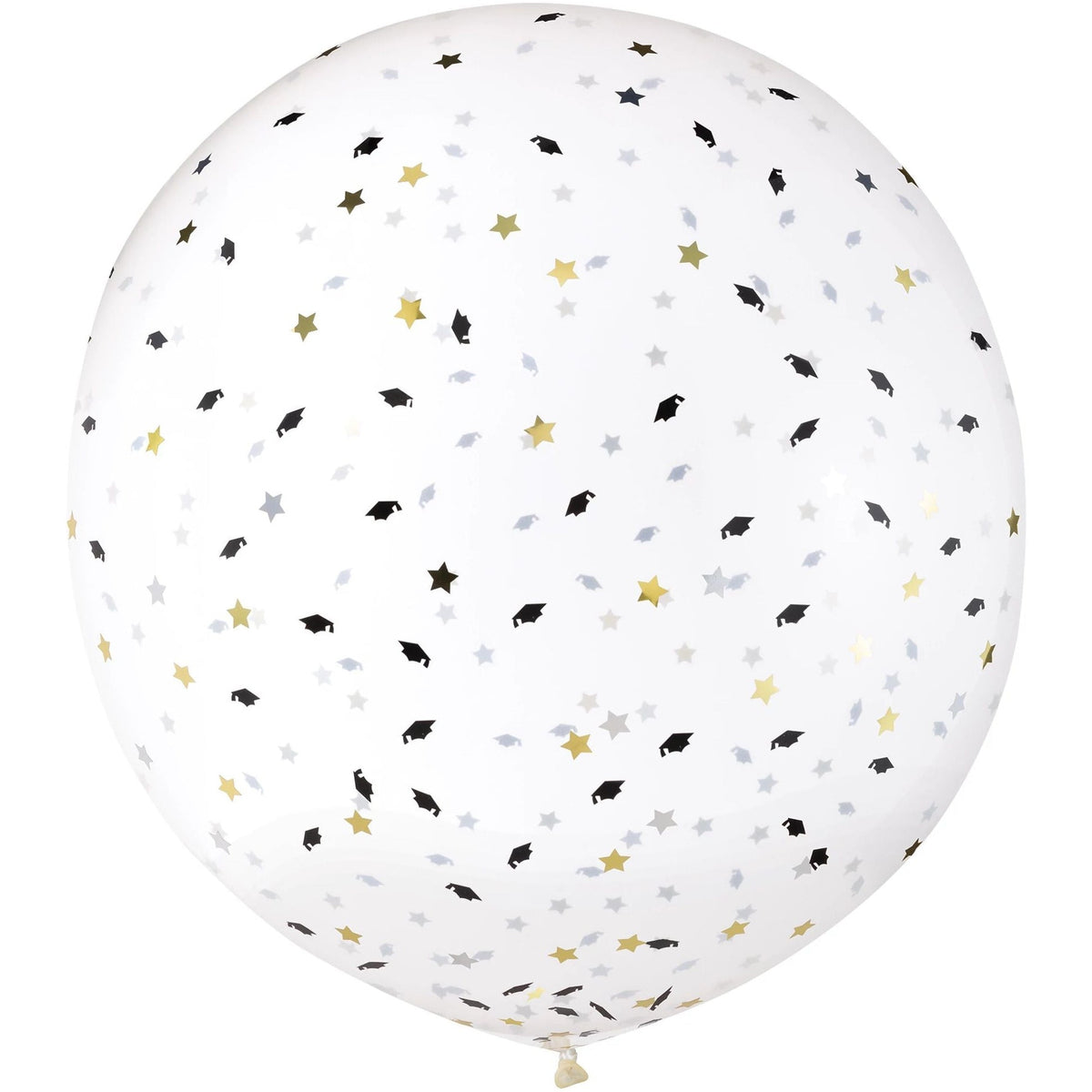 Amscan HOLIDAY: GRADUATION Grad Cap Confetti Latex Balloons, 24&quot;