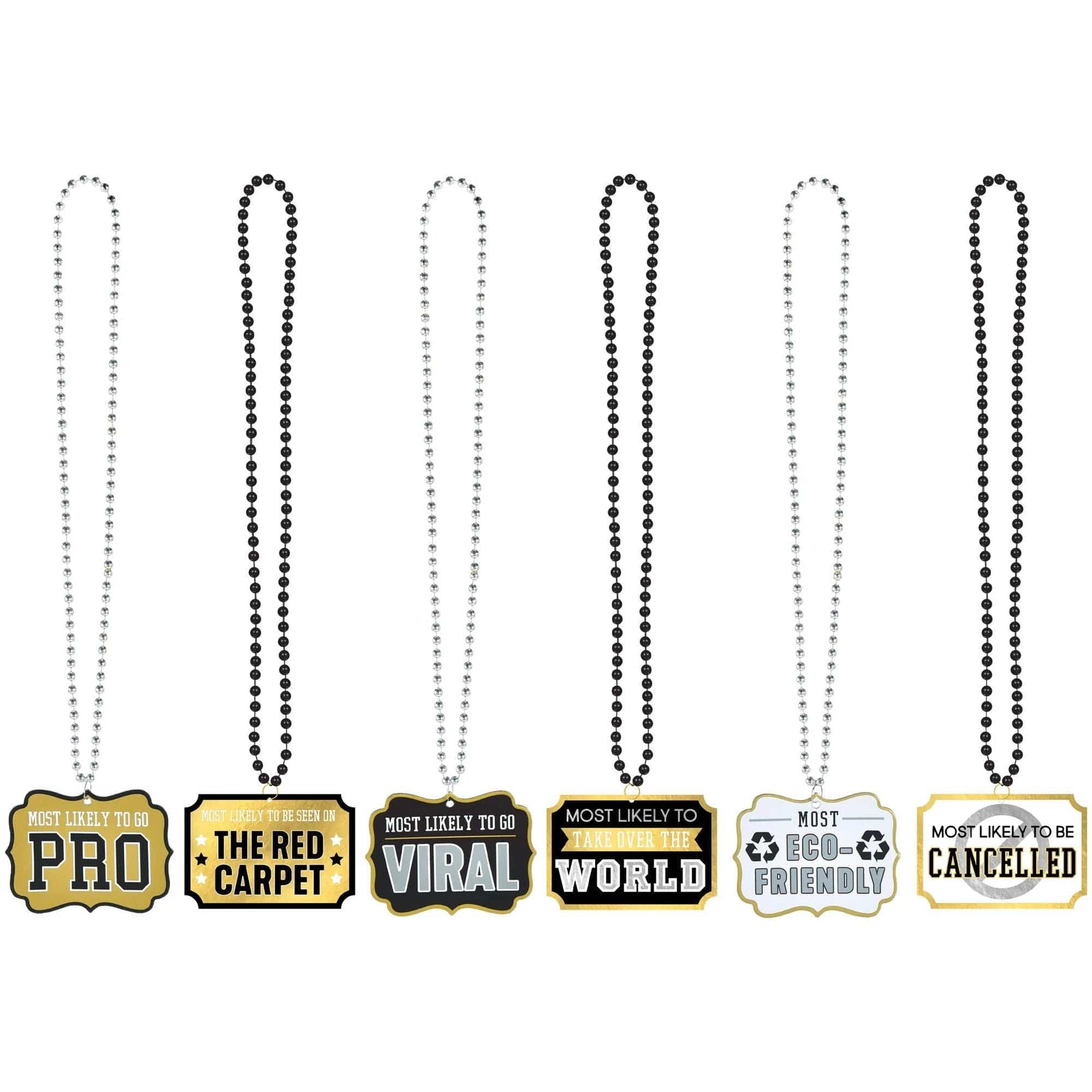 Amscan HOLIDAY: GRADUATION Graduation Superlative Necklaces