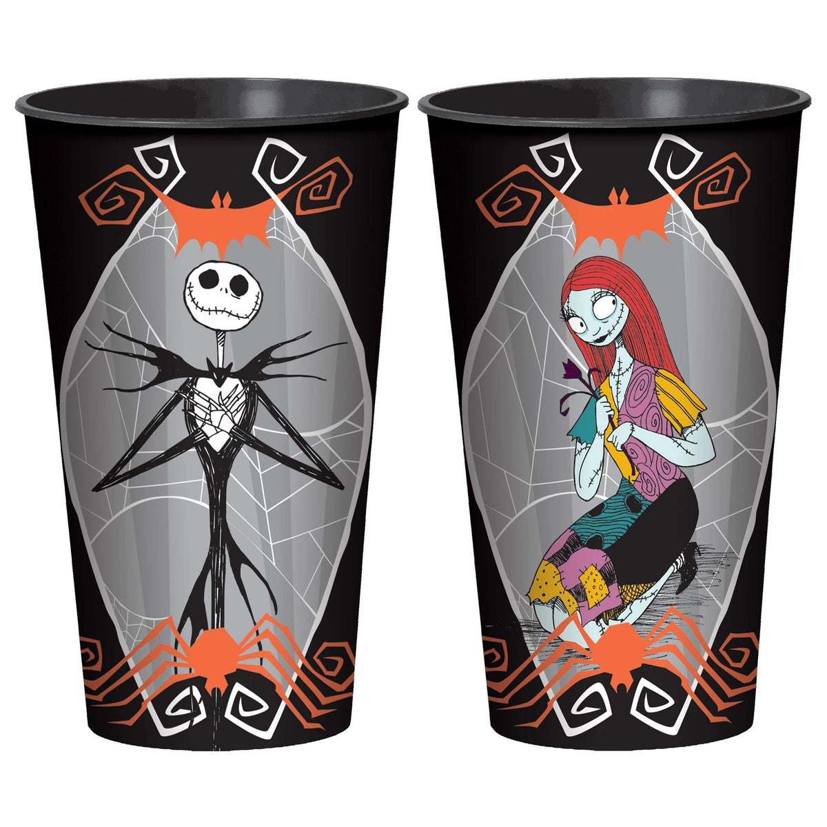 Amscan HOLIDAY: HALLOWEEN ©Disney Tim Burton&#39;s Nightmare Before Christmas Plastic Cup, 32 oz.