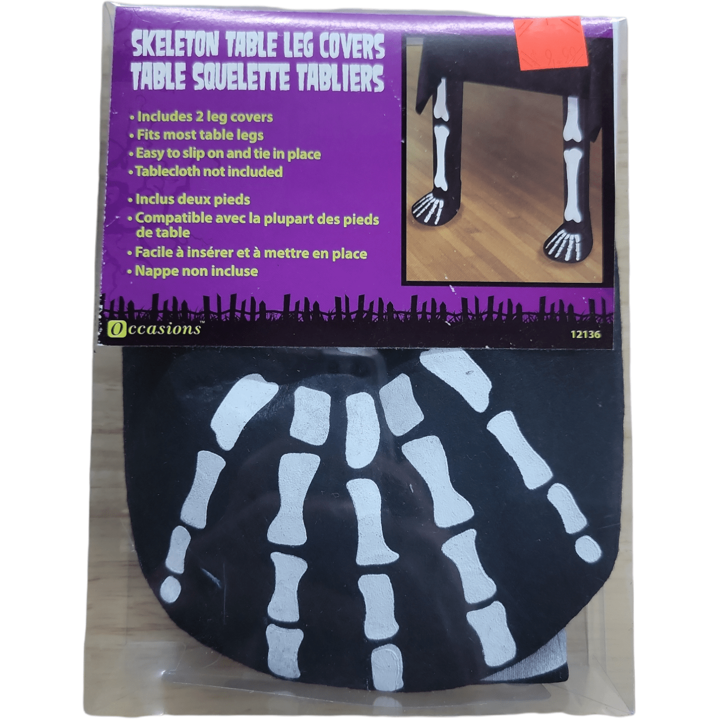 Amscan HOLIDAY: HALLOWEEN Skeleton Table Leg Covers