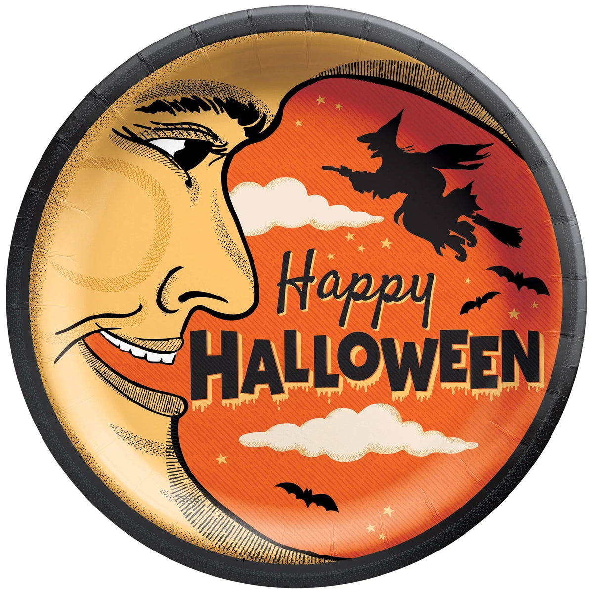 Amscan HOLIDAY: HALLOWEEN Vintage Halloween 6 3/4&quot; Round Plates