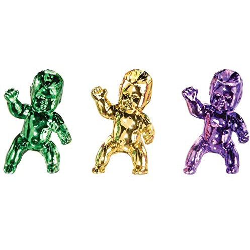 Amscan HOLIDAY: MARDI GRAS Electroplated Babies