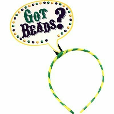 Amscan HOLIDAY: MARDI GRAS Got Beads Headband Mardi Gras