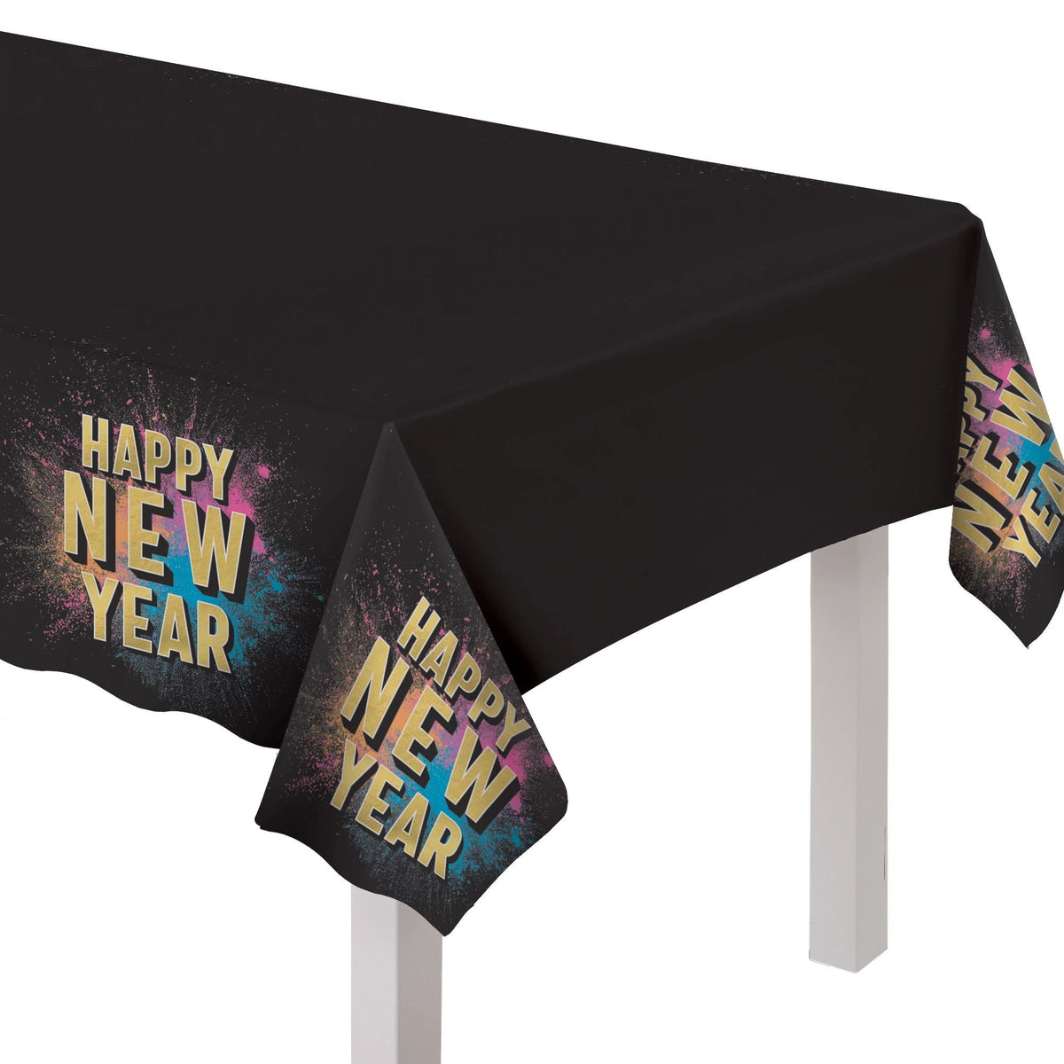 Amscan HOLIDAY: NEW YEAR&#39;S Countdown Glow Plastic Table Cover