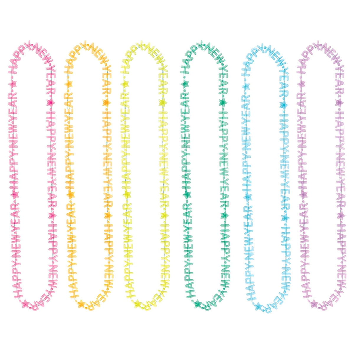 Amscan HOLIDAY: NEW YEAR&#39;S Happy New Year Glow Necklaces