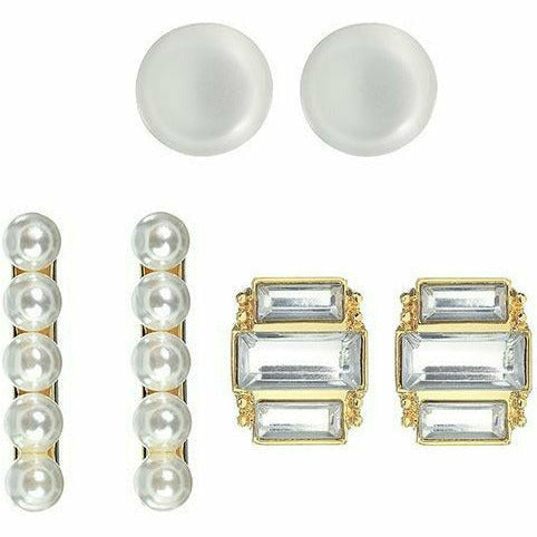 Amscan HOLIDAY: NEW YEAR&#39;S New Year&#39;s Eve Pearl Earring Set 6pc