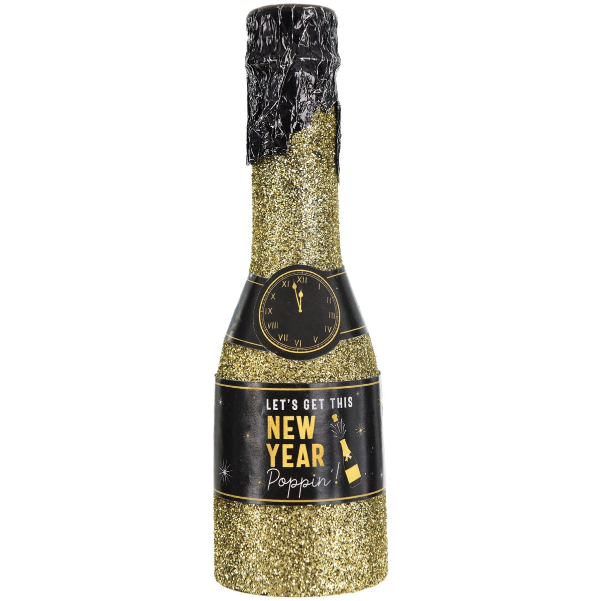 Amscan HOLIDAY: NEW YEAR&#39;S New Year&#39;s Mini Glitter Bottle Confetti Popper