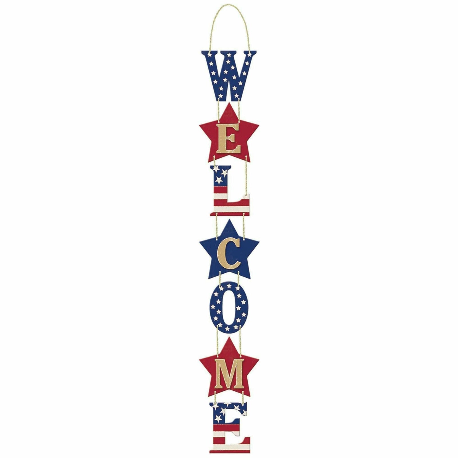 Amscan HOLIDAY: PATRIOTIC Americana Welcome Sign