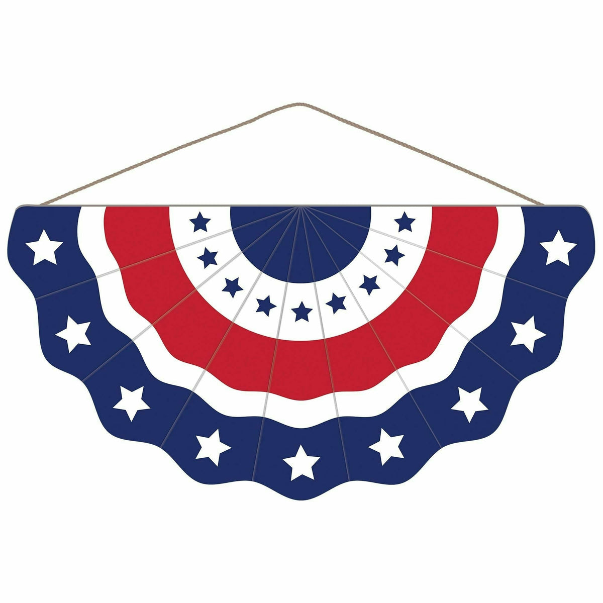 Amscan HOLIDAY: PATRIOTIC Patriotic Large Bunting Hanging Decoration